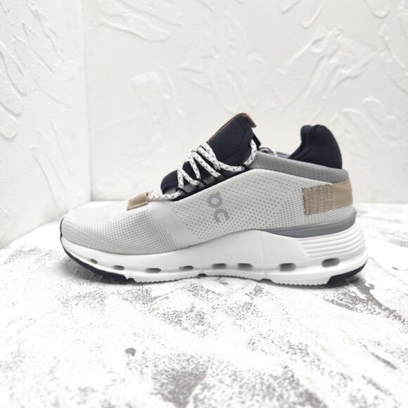 New On Cloudnova White Pearl Cloudtec Running Shoes Women's Size - Picture 4 of 9